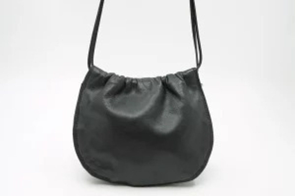 Loewe Drawstring Nappa Leather Crossbody Bag Black